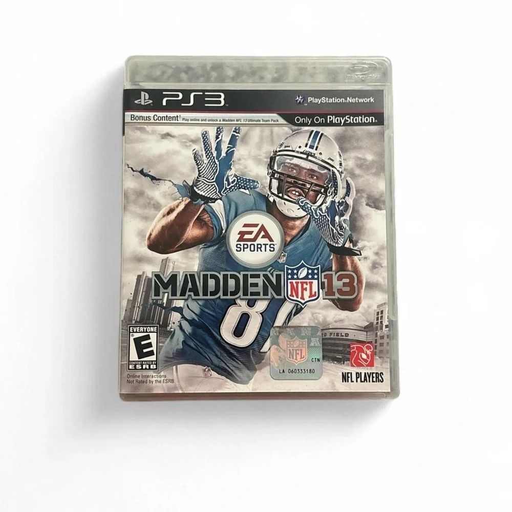 Sony PS3 Madden NFL 13 Video Game - Black and White